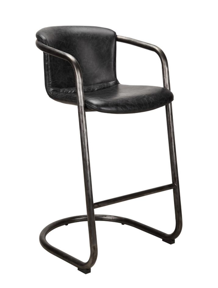 FREEMAN BARSTOOL ANTIQUE BLACK by Moes Home