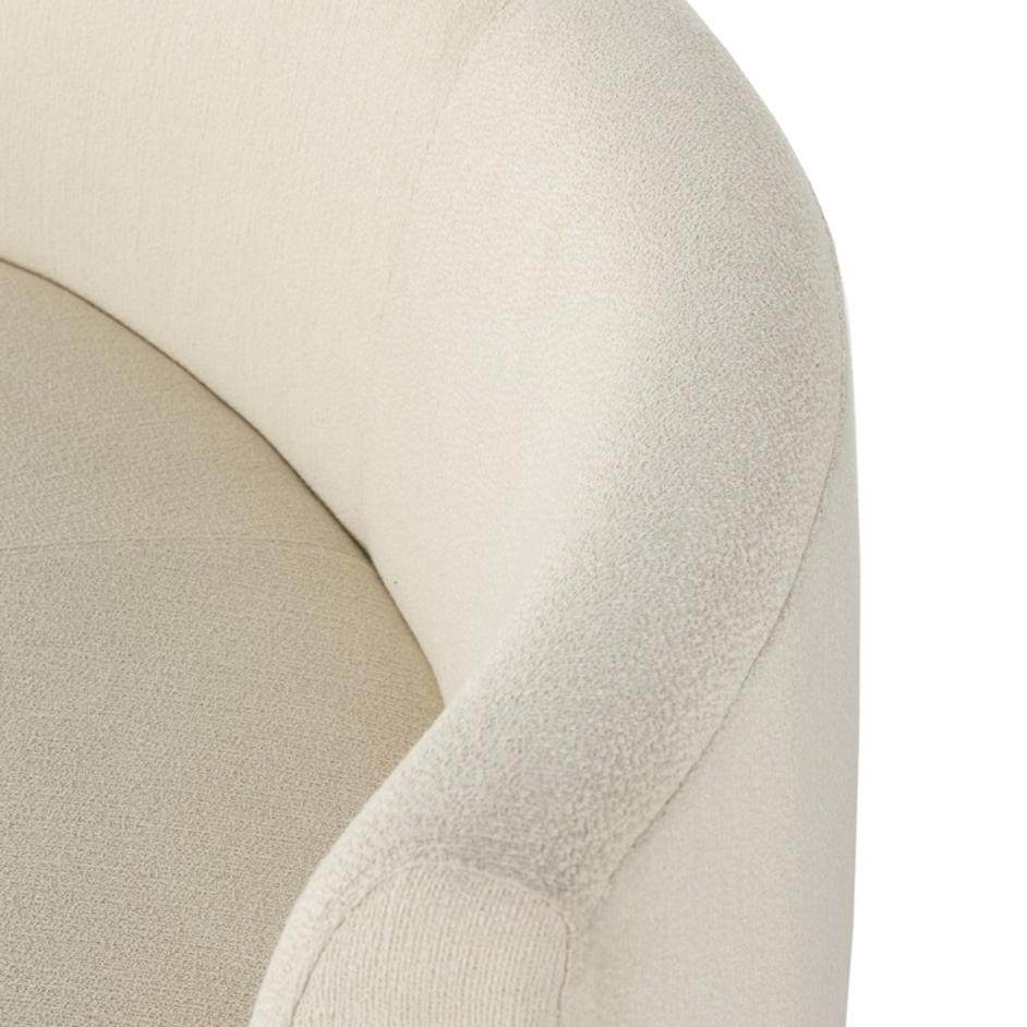 Sanda Dining Banquette In Kerbey Ivory by FOUR HANDS