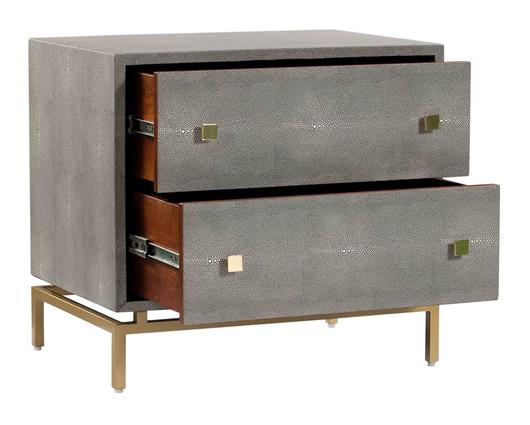 Pesce Shagreen Nightstand by tov furniture