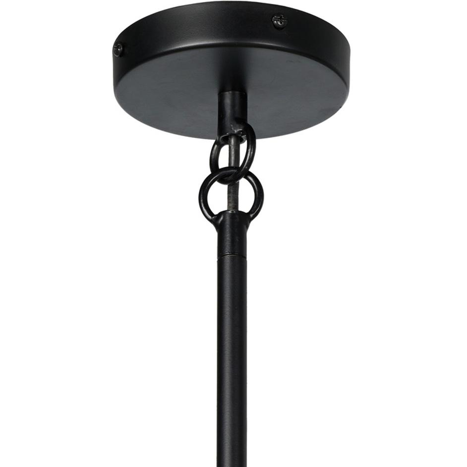 Klaus Chandelier In Jet Black And Aged Brass Iron by Four Hands