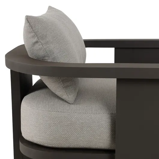 Tahana Outdoor Metal Chair - Casa Grey by Four Hands