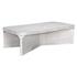 Nova Mahogany Coffee Table in White Wash Finish by Noir Furniture