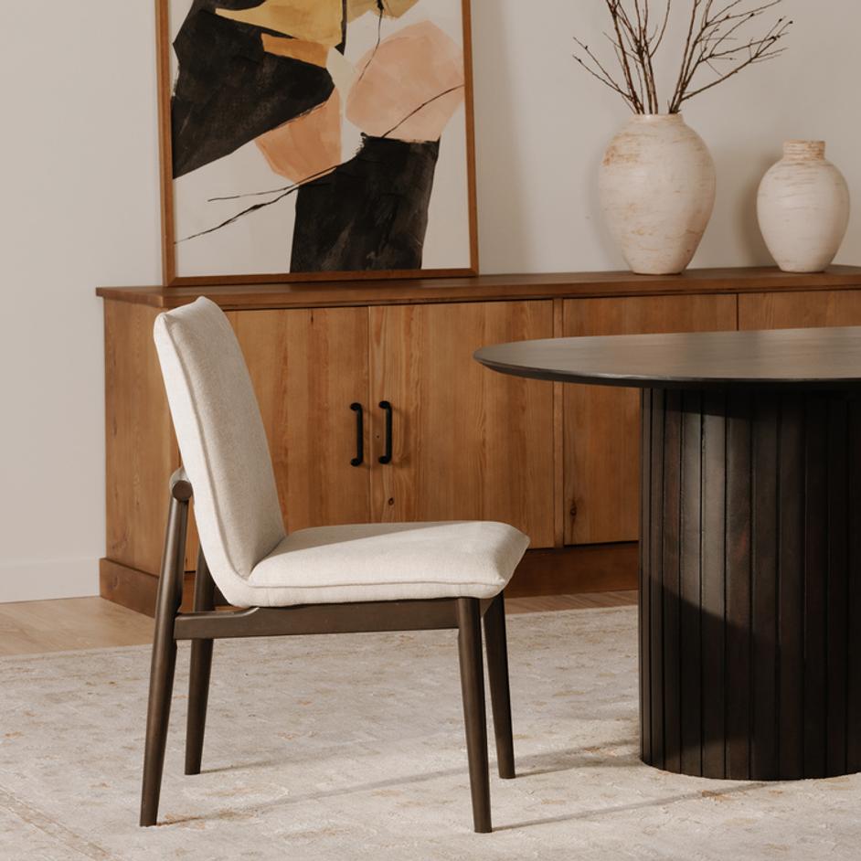 Charlie Dining Chair Beige– Set Of Two by Moes Home