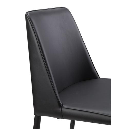 NORA PU DINING CHAIR BLACK by Moes Home
