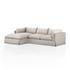 Habitat 2Pc Laf Sectional In 115'' In Moon by FOUR HANDS