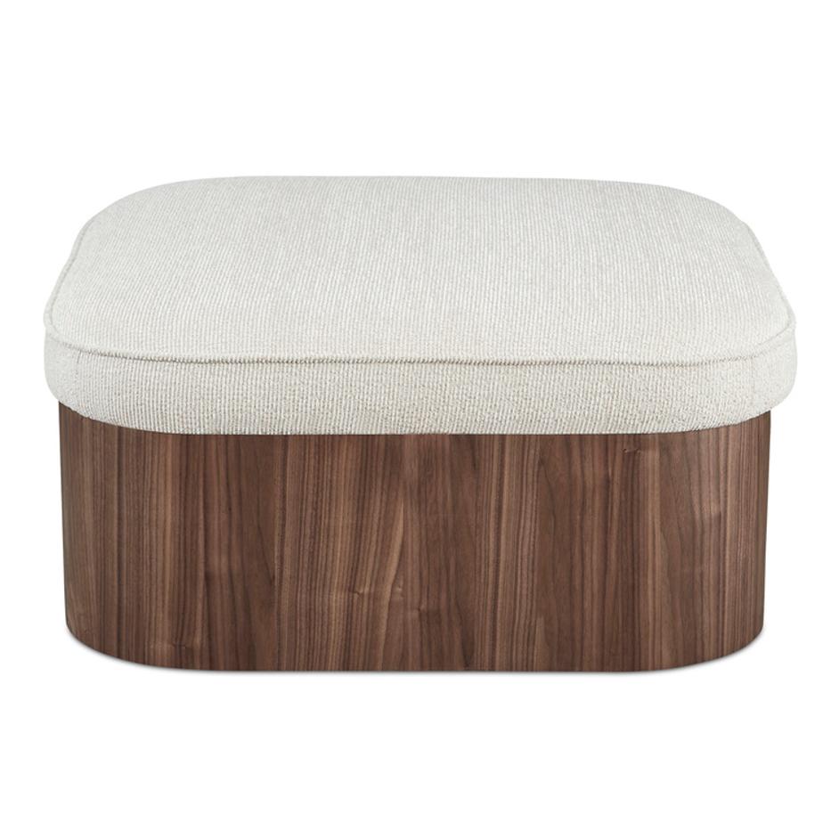 Sonny Ottoman Walnut by Moes Home