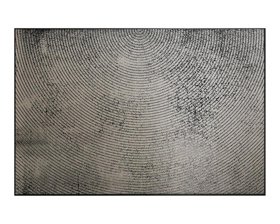 Opposites Attract (set Of 2) - 40" X 60" - Charcoal Floater Frame by Sunpan