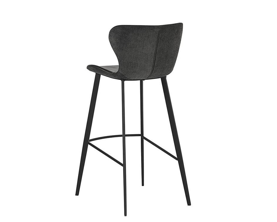 Arabella Barstool - Bravo Portabella / Polo Club Kohl Grey by Sunpan