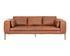 BURR SOFA - BEHIKE SADDLE LEATHER by Sunpan