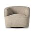 Mila Swivel Chair In Laken Stone by Four Hands