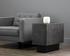 BLAKELY SIDE TABLE - GUNMETAL by Sunpan