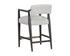 KEAGAN COUNTER STOOL - SALOON LIGHT GREY LEATHER by Sunpan