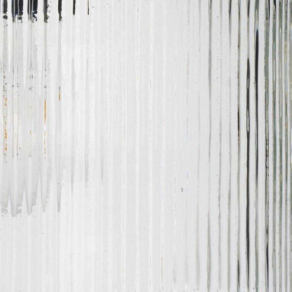 Malone Pendant In Clear Reeded Glass-Jet Black-Black Cord by Four Hands