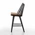 Lewis Windsor Stool W Cushion In Bl In Counter by FOUR HANDS
