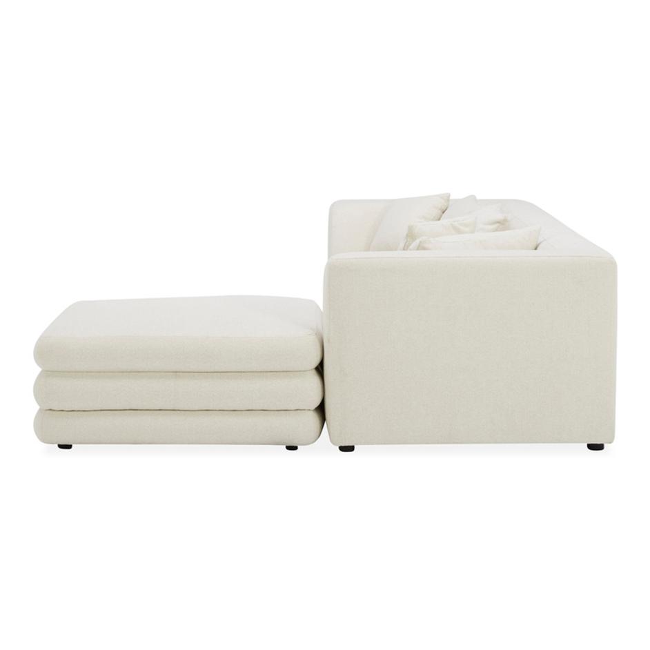 Lowtide Lounge Modular Sectional Warm White by Moes Home