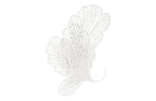 Butterfly Wall Art, White, Large by PHILLIPS COLLECTION