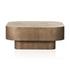 Blanco Coffee Table In Warm Umber Burl by FOUR HANDS