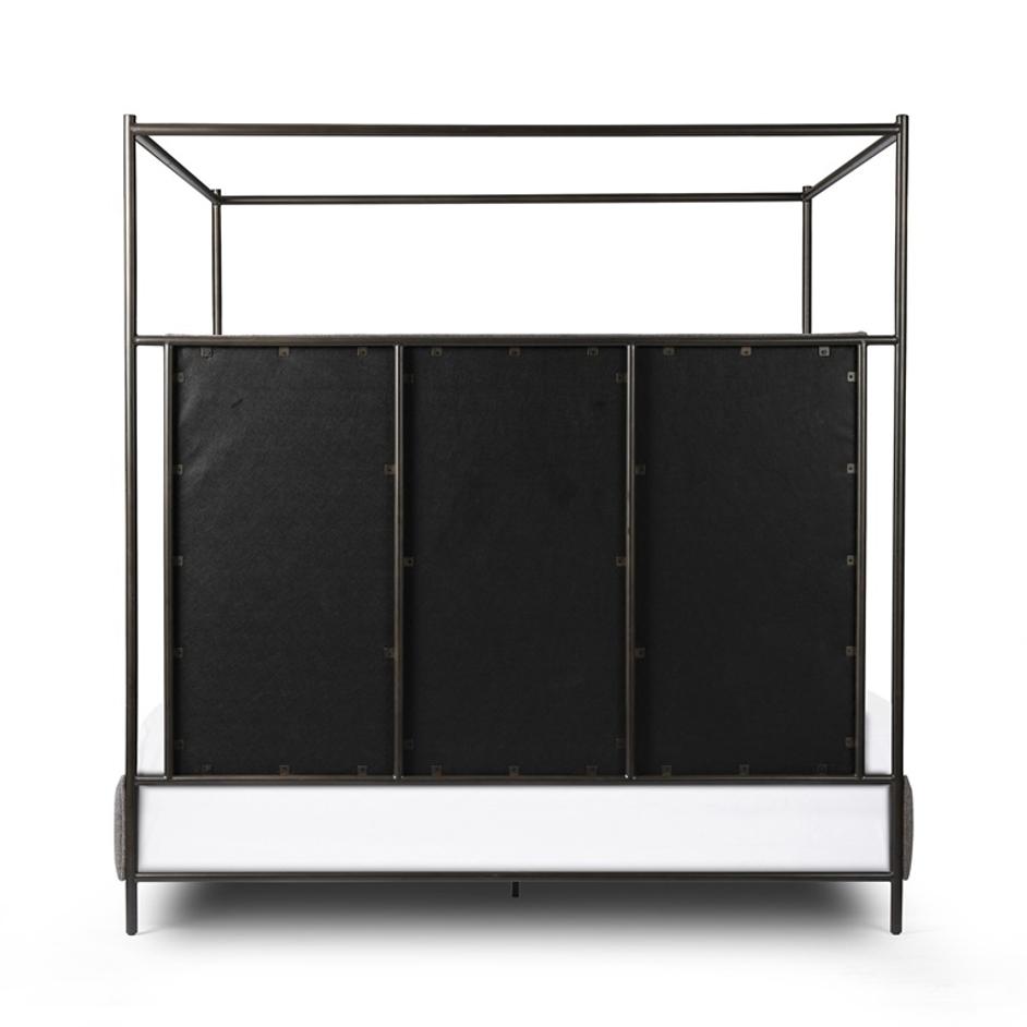 Leigh Canopy King Bed - San Remo Ash by Four Hands