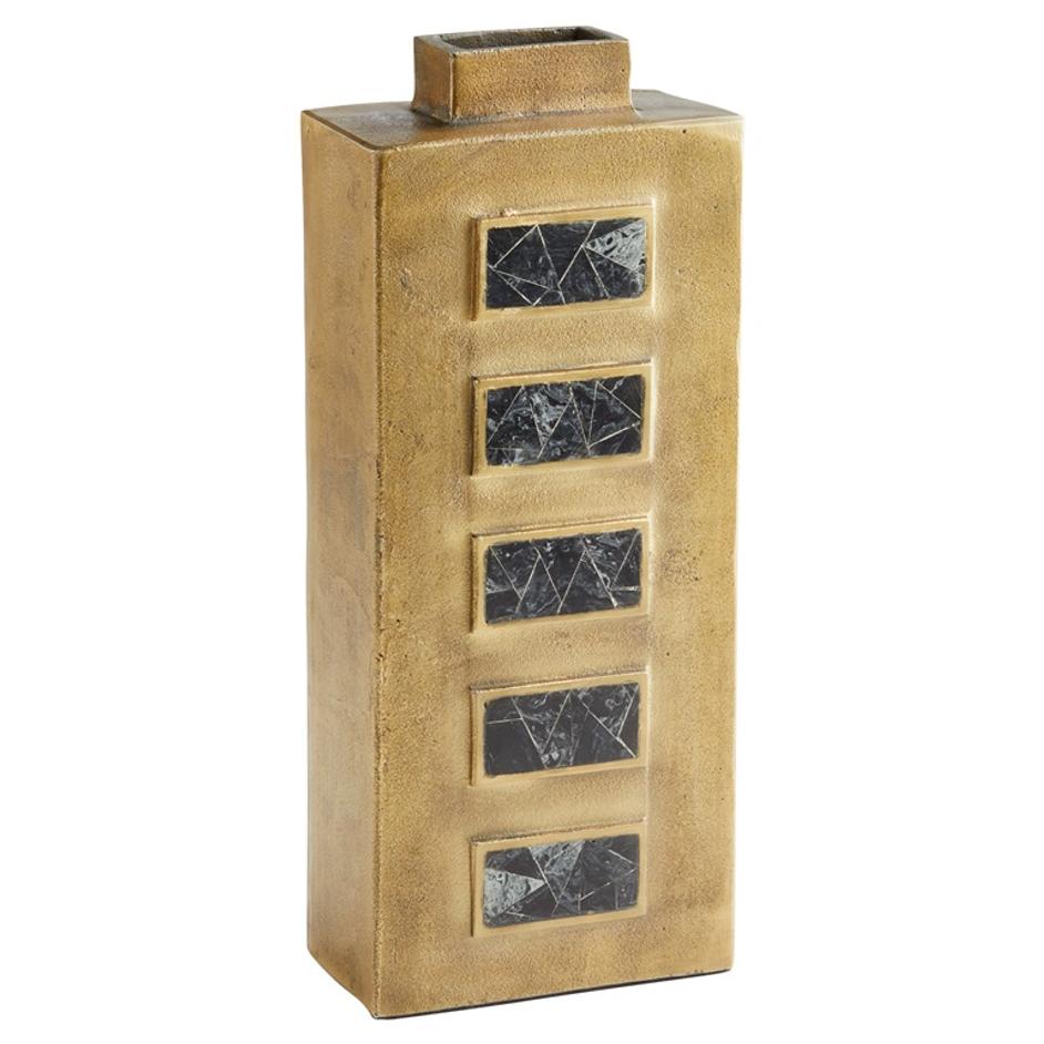 Malkate Vase|Brass-Large by Cyan Design