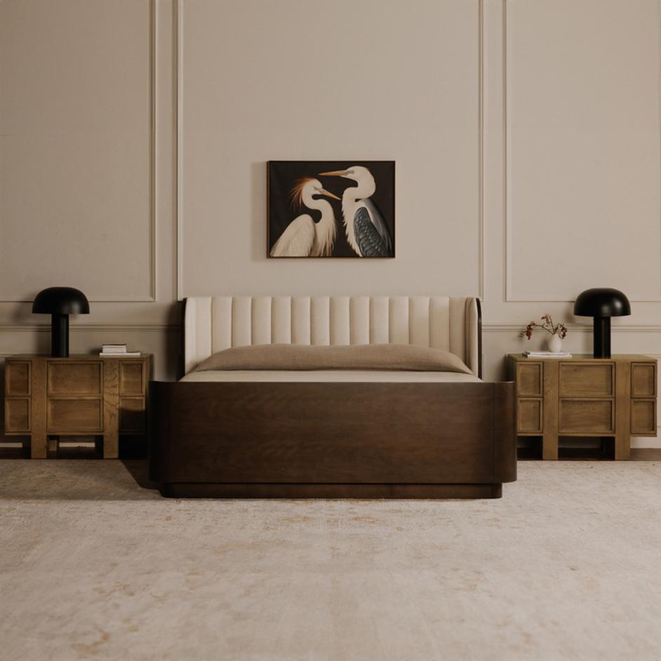 Henley Nightstand Brown by Moes Home