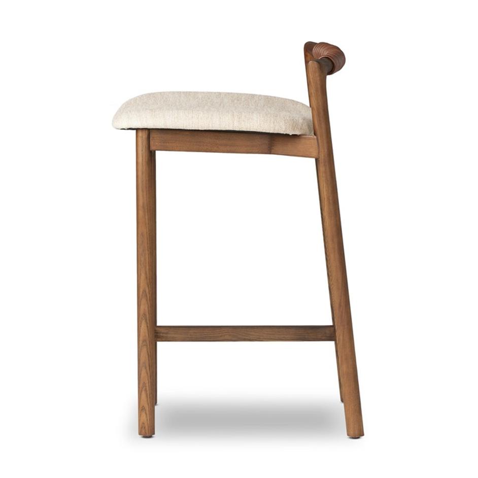 Baden Counter Stool In Alcala Wheat by Four Hands