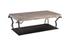 Atlas Coffee Table, Chamcha Wood, Gray Stone Finish, Metal by PHILLIPS COLLECTION