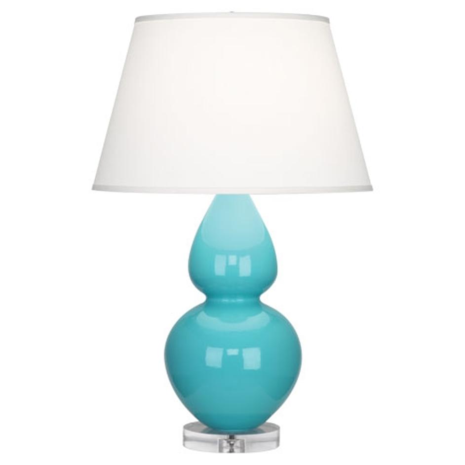 Egg Blue Double Gourd Table Lamp by Robert Abbey