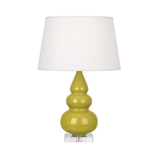 Citron Small Triple Gourd Accent Lamp by Robert Abbey