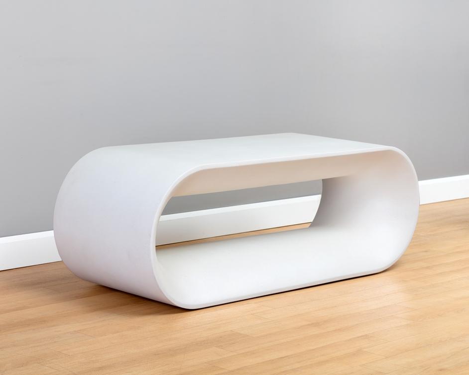 Capsule Bench - White by Sunpan