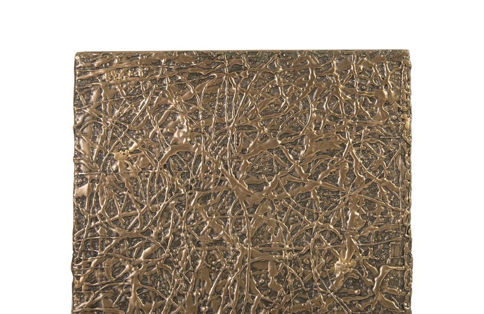 String Theory Pedestal, Bronze, Medium by PHILLIPS COLLECTION