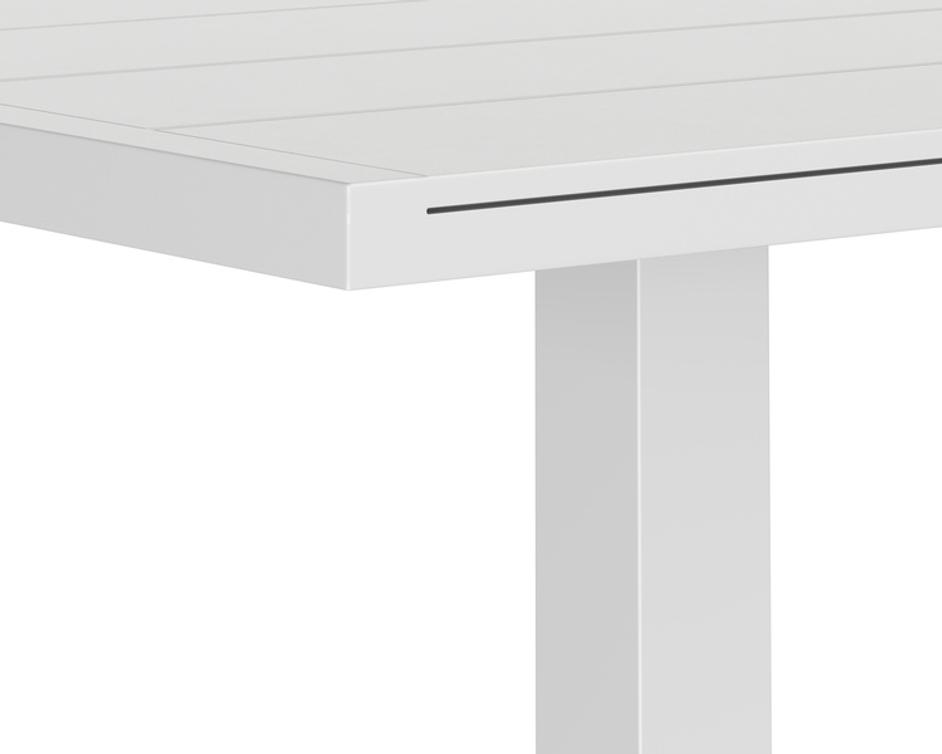 MERANO BAR TABLE - WHITE by Sunpan