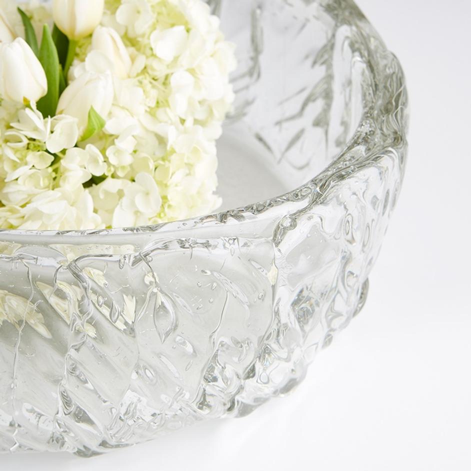 Clearly Thorough Bowl in Clear by Cyan Design