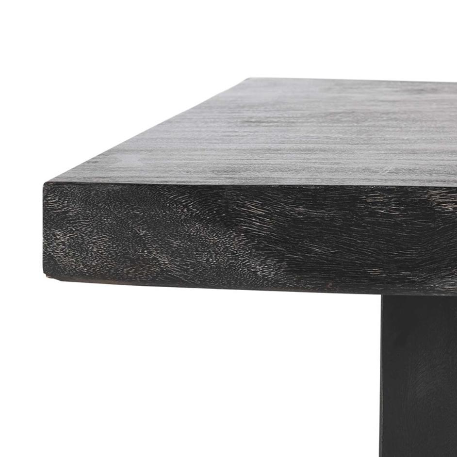 60" Coffee Table Black by Classic Home