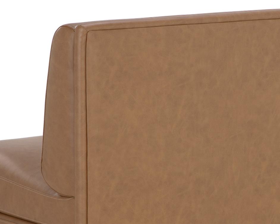 RADCLIFF BANQUETTE - MILLIKEN COGNAC by Sunpan