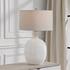 Whiteout Mottled Glass Table Lamp by Uttermost