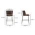 Early Bar Stool Dark Brown by Moes Home
