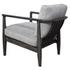 Brunei Modern Gray Accent Chair by Uttermost