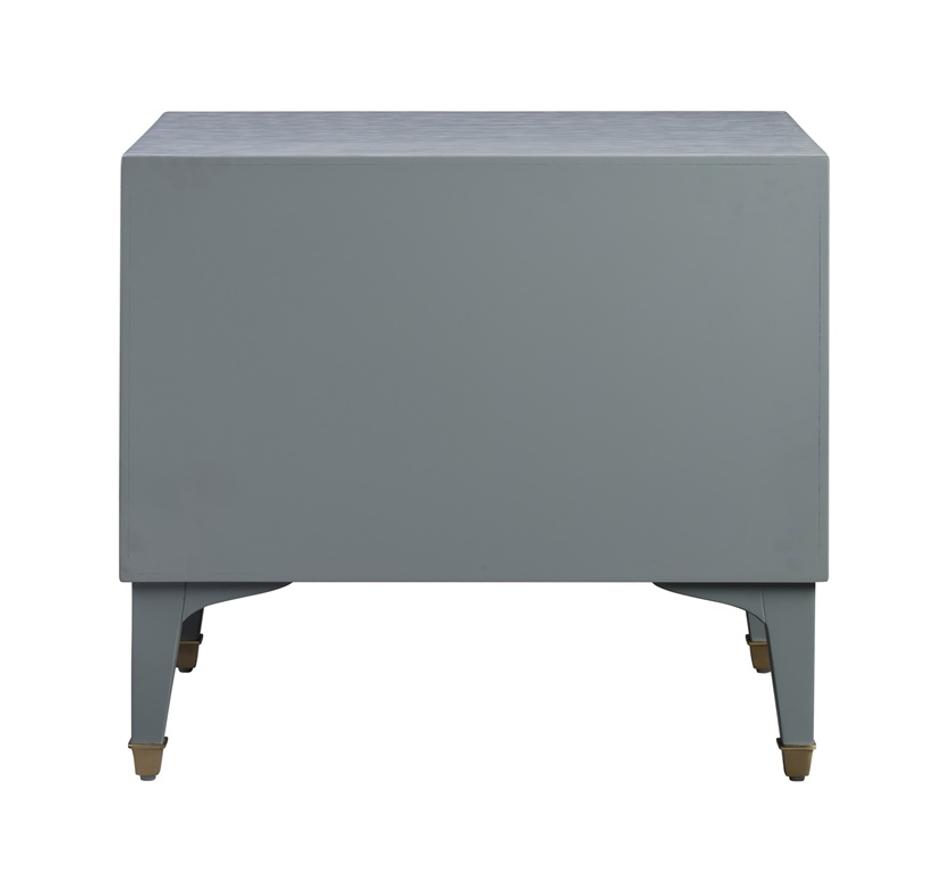 Divine Grey Nightstand by tov furniture
