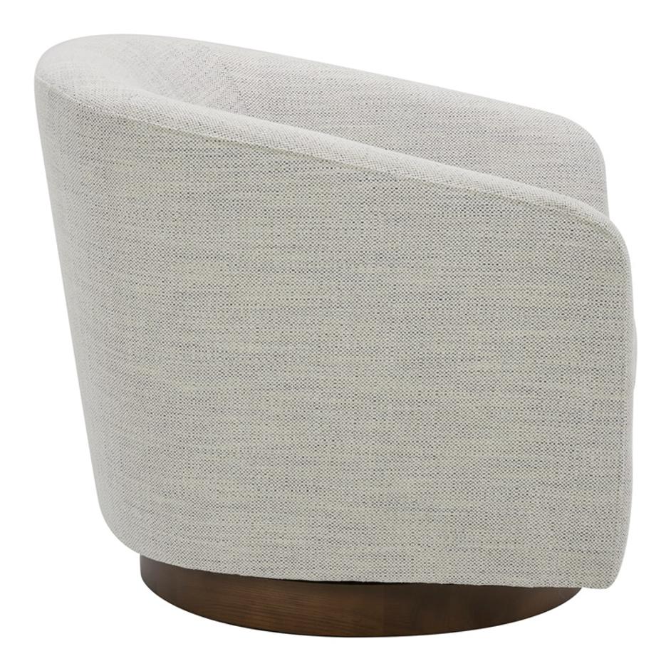 OSCY SWIVEL CHAIR SPLASHED WHITE by Moes Home