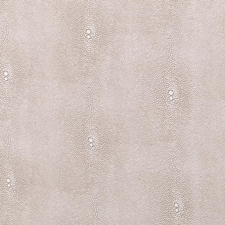 Structure Faux-Shagreen Square Side Table, Cream by Jamie Young