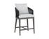CAPRI COUNTER STOOL - SMOKE GREY - COPACABANA MARBLE by Sunpan
