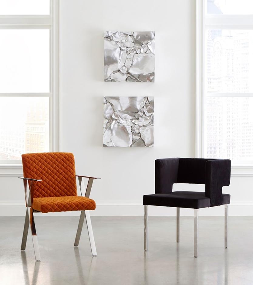 Cairn Wall Tile, Silver by PHILLIPS COLLECTION