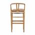 Muestra Stool W Cushion In Natural In Bar by FOUR HANDS