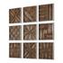 Bryndle Squares Wood Wall Decor S/9 by Uttermost