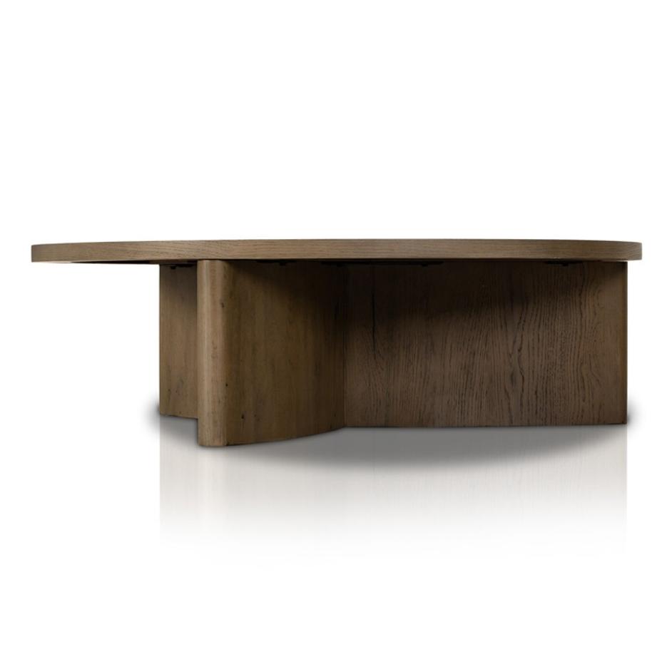 Toli Coffee Table - Rustic Grey Veneer by Four Hands