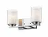 Willow 2 Light Vanity  in Chrome Finish by Z-Lite