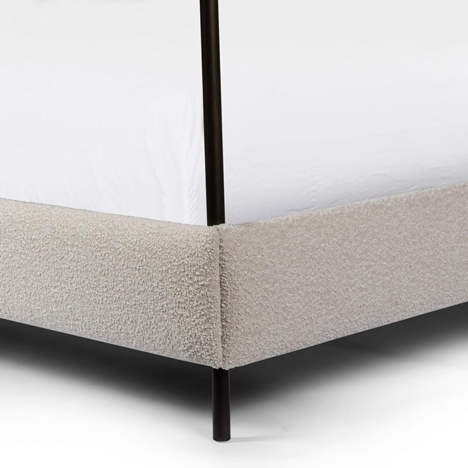 Anderson Canopy Queen Bed - Knoll Natural by Four Hands