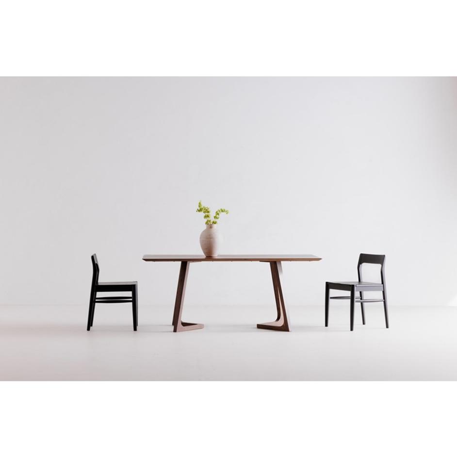 GODENZA DINING TABLE RECTANGULAR WALNUT by Moes Home