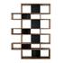 London Composition Large Bookshelf Brown/Black by TEMA HOME