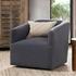 Vernon Upholstered Swivel Chair Rise by Classic Home